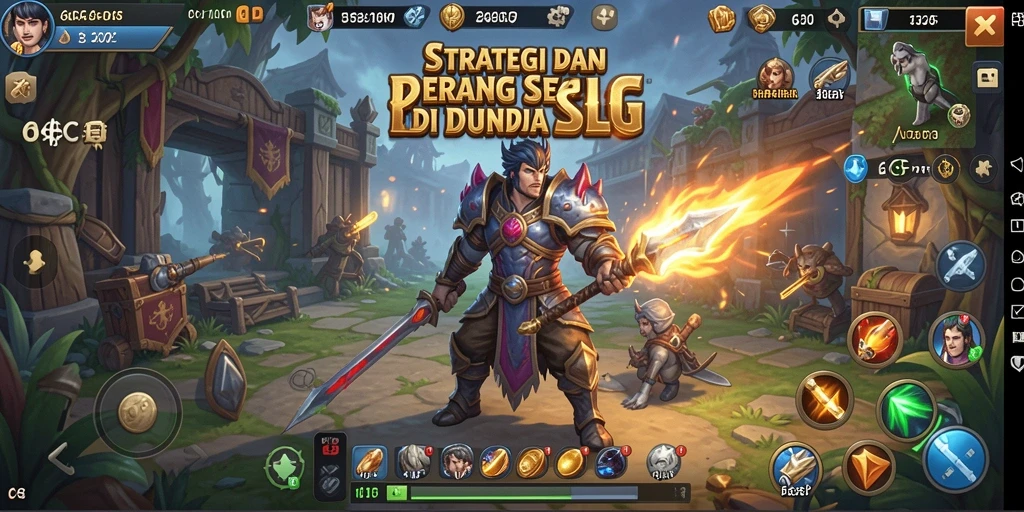 Tampilan gameplay epic dengan strategi menarik di 6CF.