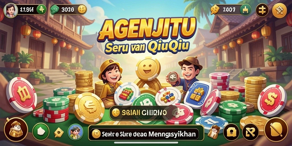 Gameplay seru AGENJITU dengan kartu QiuQiu.