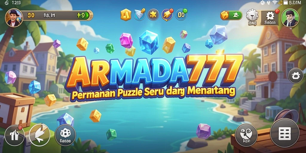 Screenshot ARMADA777 menampilkan gameplay Puzzle yang menggugah selera.