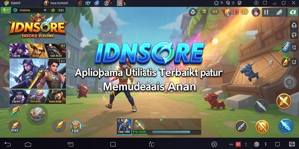 Tampilan antarmuka IDNSCORE yang intuitif dan menarik.
