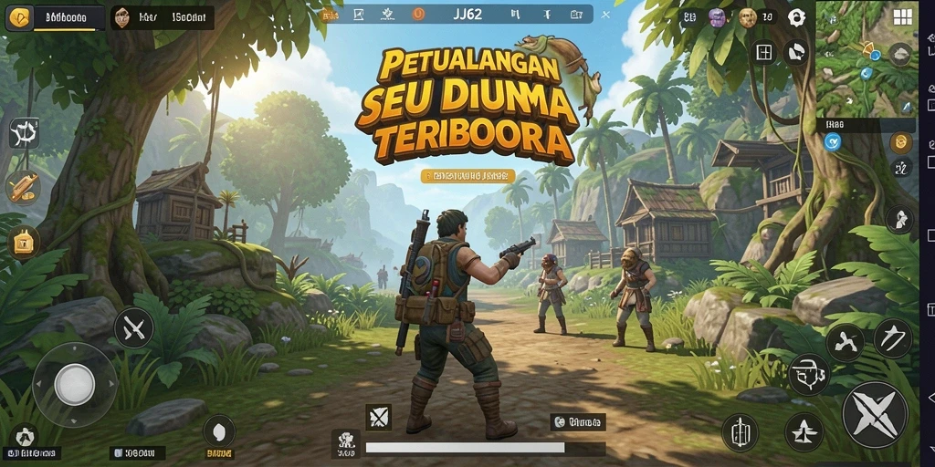 Tampilan gameplay Open World yang menakjubkan di JJ62.