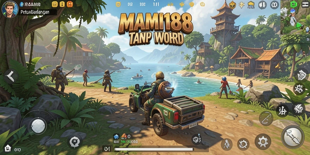 Tampilan gameplay MAMI188 yang menakjubkan di dunia Open World.