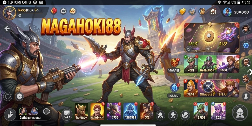 Tampilan antarmuka NAGAHOKI88 yang menarik dan informatif.