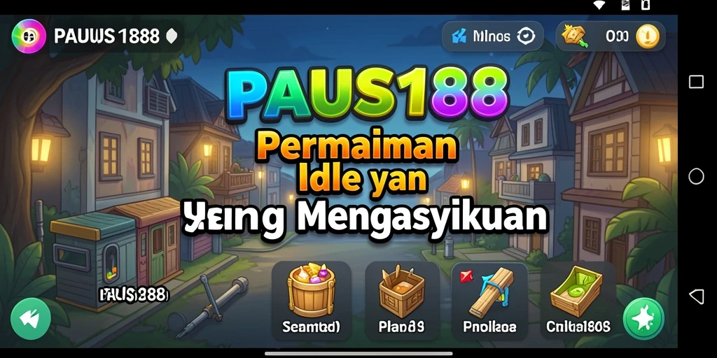 Tampilan menarik dari gameplay PAUS188 yang santai dan menghibur.