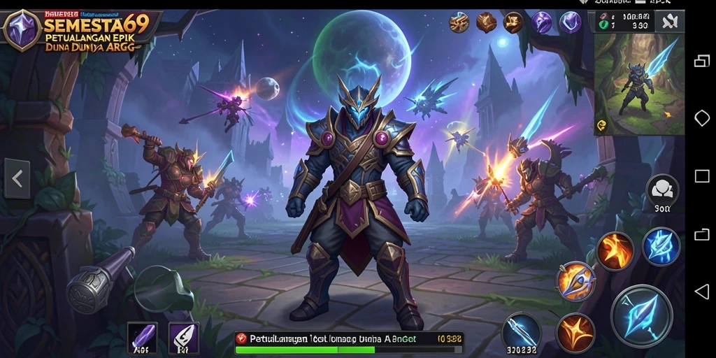 Tampilan gameplay seru di dunia petualangan SEMESTA69.