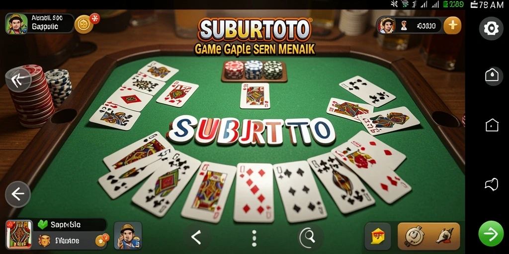Tampilan gameplay SUBURTOTO yang menarik dengan suasana seru.