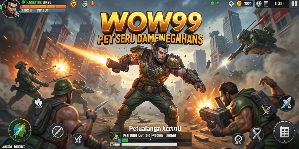 Tampilan gameplay WOW99 yang penuh aksi dan seru.